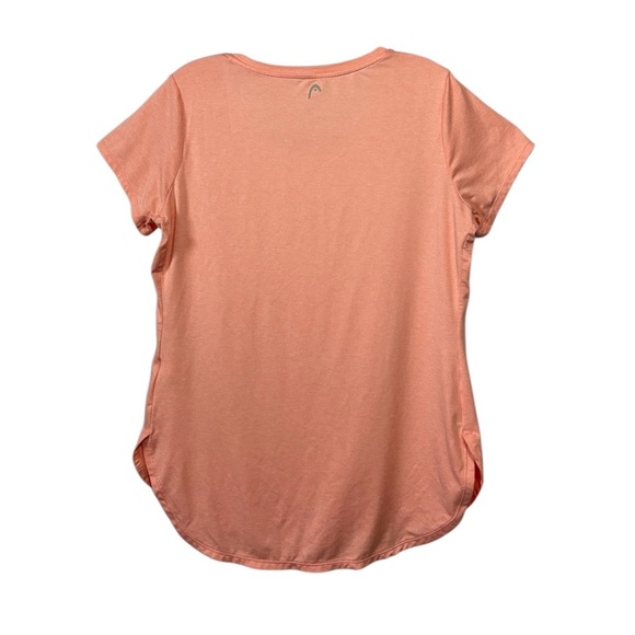 HEAD, Active Short Sleeved Tee Women's, Large, Peach πββοΈββ‘οΈ - Picture 7 of 8